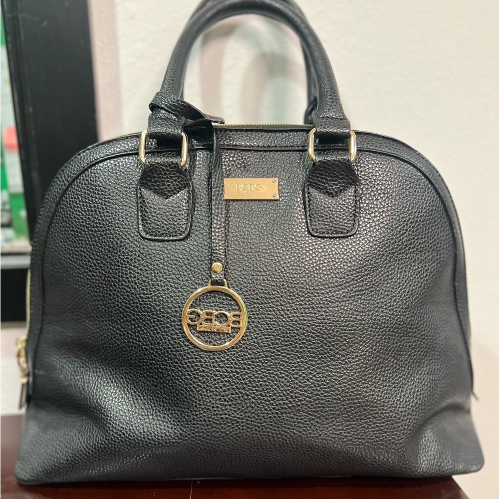BCBG Large Dome Satchel / Everyday Bag | Gold Hardware